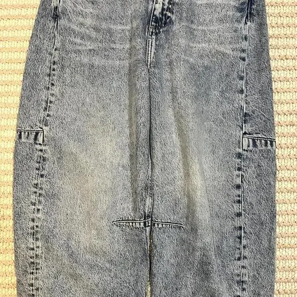Rag & Bone High Rise Barrel Jeans in Harmony - Picture 3 of 7